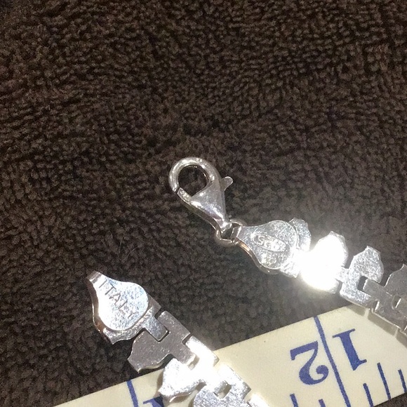 STERLING SILVER ITALY 925 STAMPED NECKLACE - Picture 4 of 4